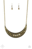 Moon Child Magic Brass Necklace| Paparazzi Accessories| Bella Fashion Accessories LLC