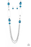 Pleasant Promenade Blue Necklace| Paparazzi Accessories| Bella Fashion Accessories LLC