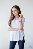 Plentiful Pebbles Pink Bracelet| Paparazzi Accessories| Bella Fashion Accessories LLC