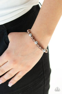 Poised For Perfection Brown Bracelet| Paparazzi Accessories| Bella Fashion Accessories LLC