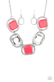 Pucker Up Pink Necklace| Paparazzi Accessories| Bella Fashion Accessories LLC