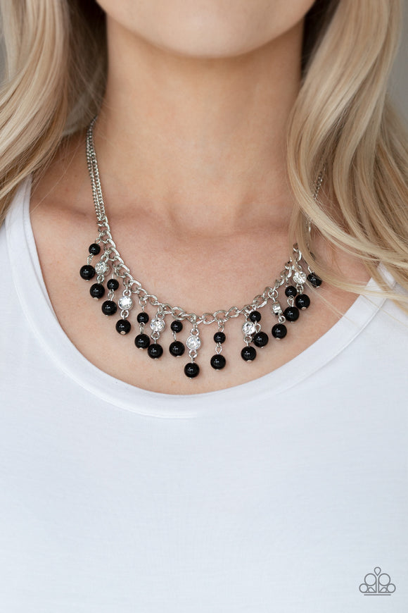 Flashy Fashion Black Necklace | Paparazzi Accessories | $5.00