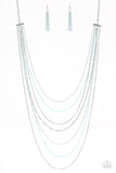 Radical Rainbows Blue Necklace| Paparazzi Accessories| Bella Fashion Accessories LLC