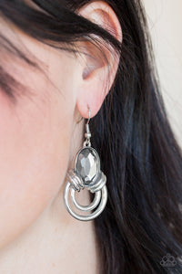 Real Queen Silver Earrings| Paparazzi Accessories| Bella Fashion Accessories LLC