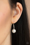Rich Girl Refinement White Necklace| Paparazzi Accessories| Bella Fashion Accessories LLC
