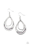 Start Each Day With Sparkle Multicolored Earrings - Paparazzi Accessories - Bella Fashion Accessories LLC