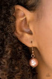 Showroom Shimmer Copper Necklace - Paparazzi Accessories - Bella Fashion Accessories LLC