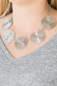 SOL-Mates Silver Necklace - Paparazzi Accessories - Bella Fashion Accessories LLC