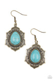 So Santa Fe Brass Earrings - Paparazzi Accessories - Bella Fashion Accessories LLC