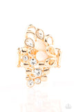 Sparkle Splash Gold Ring - Paparazzi Accessories - Bella Fashion Accessories LLC