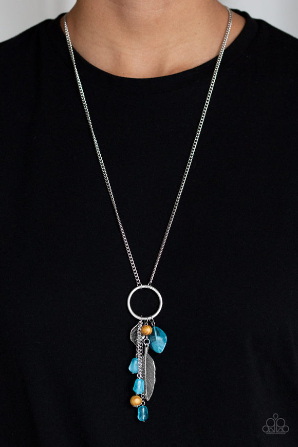 Sky High Style Blue Necklace| Paparazzi Accessories| Bella Fashion Accessories LLC