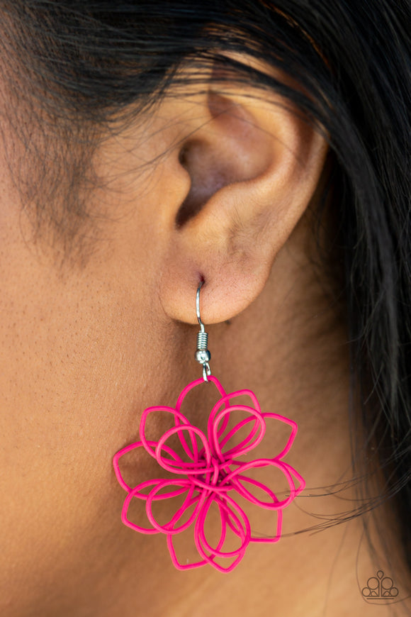 Springtime Serenity Pink Earrings| Paparazzi Accessories| Bella Fashion Accessories LLC