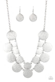 Stop and Reflect Silver Necklace| Paparazzi Accessories| Bella Fashion Accessories LLC