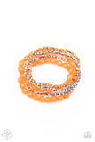 Sugary Sweet Orange Bracelets| Paparazzi Accessories| Bella Fashion Accessories LLC