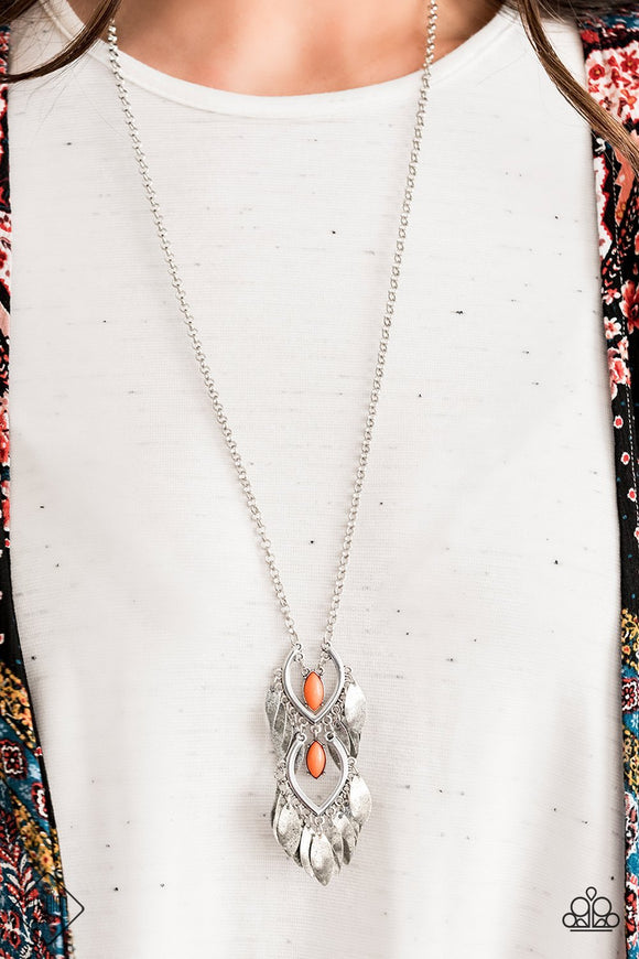 Summer SOUL-stice Orange Necklace| Paparazzi Accessories| Bella Fashion Accessories LLC