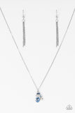 Time To Be Timeless Blue Necklace - Paparazzi Accessories - Bella Fashion Accessories LLC