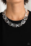 The ICE President White Necklace| Paparazzi Accessories| Bella Fashion Accessories LLC