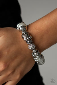 Uptown Tease White Bracelet| Paparazzi accessories| Bella Fashion Accessories LLC