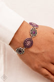 Vogue Garden-Variety Purple Bracelet - Paparazzi Accessories - Bella Fashion Accessories LLC