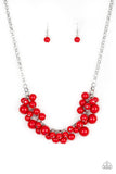 Walk This BROADWAY Red Necklace| Paparazzi Accessories| Bella Fashion Accessories LLC