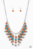 Your SUNDAES Best Orange and Blue Necklace| Paparazzi Accessories| Bella Fashion Accessories LLC