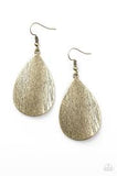 All Allure Brass Earrings - Paparazzi Accessories - Bella Fashion Accessories LLC