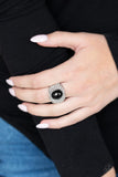 Glittering Go-Getter Black Ring| Paparazzi Accessories| Bella Fashion Accessories LLC