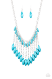Venturous Vibes Blue Necklace|Paparazzi Accessories|Bella Fashion Accessories LLC