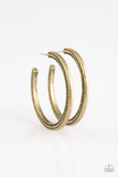 This is My Tribe Brass Earrings| Paparazzi Accessories| Bella Fashion Accessories LLC