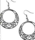 Newport Nautical Silver Earrings - Paparazzi Accessories - Bella Fashion Accessories LLC
